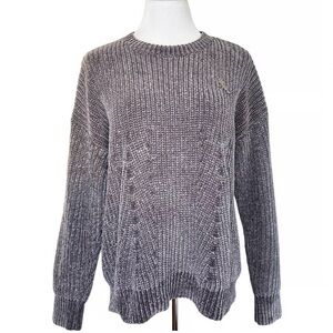 Ted Baker Charcoal Chenille Turtleneck Sweater